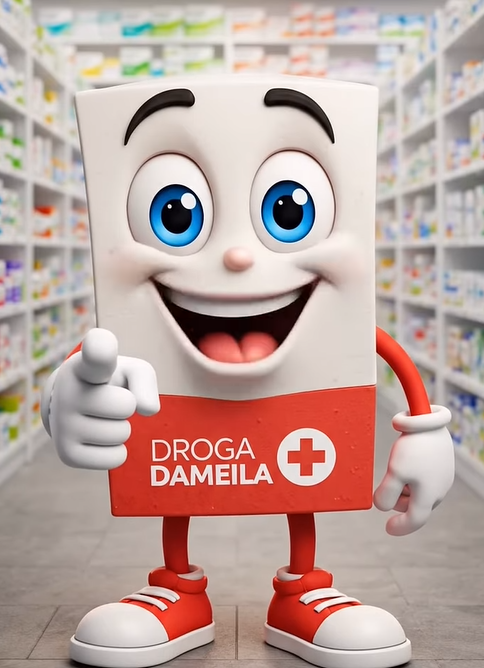 Mascote Droga Dameila